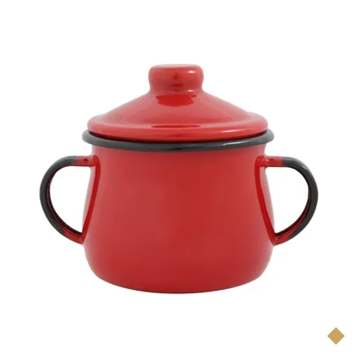 Açucareiro em Agata - Vermelho - 350 ML