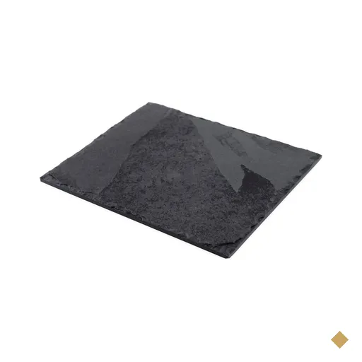 Charmosa Tabua Prato com borda Ardosia - 30 x 20 Petisqueira