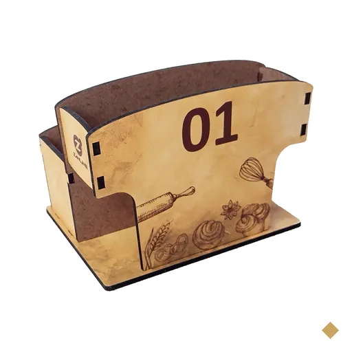 10 Porta Guardanapos e Sachês de Mesa Pães para Restaurantes Personalizados…