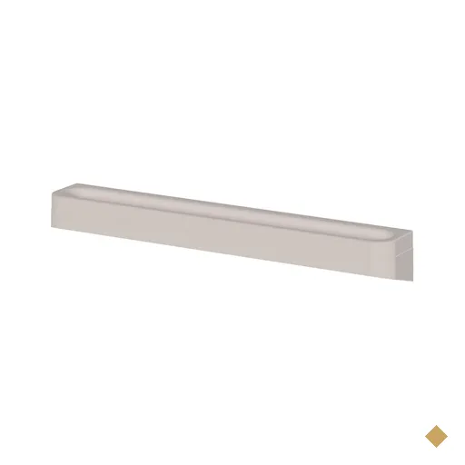 Toalheiro para Banheiro Bege 55cm Adesivo Parede Porta Toalha Eleve Ou