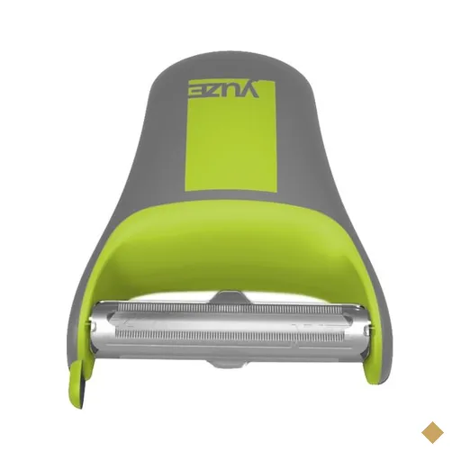 Descascador (peeler)  lamina lisa e estriada na cor Verde - Yuze