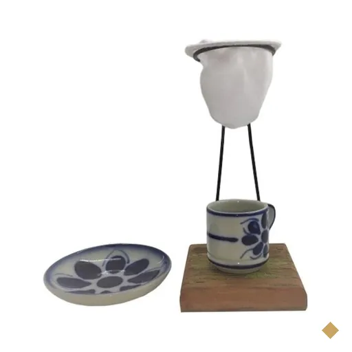 Kit de Café Individual - Cafezinho Floral Monte Sião da Roça