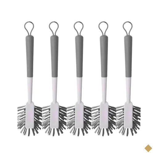 Kit 5 Escovas de Limpeza Multiuso Angular para Limpar Canto