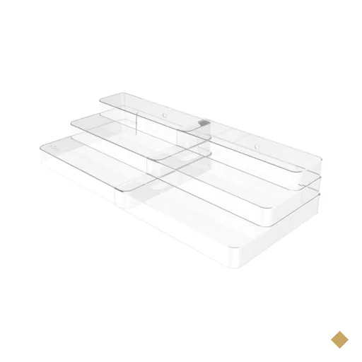 Organizador De Armário Extensível 3 Níveis Display Expositor Escada…