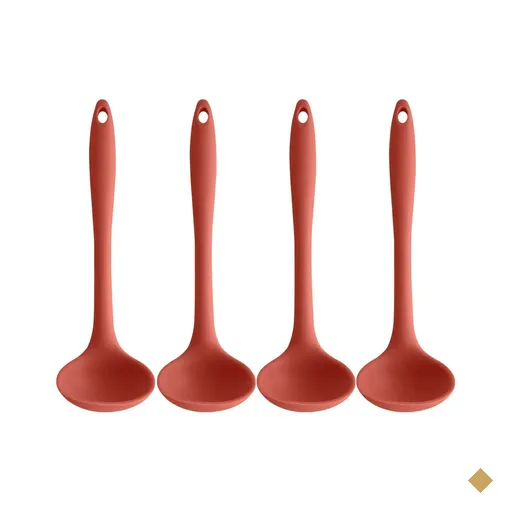 Kit 4 Conchas de Silicone Utensílios Cozinha Talheres para Sopa Feijão…