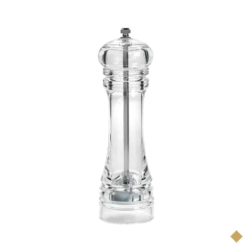 Moedor Gourmet Acrílico e Cerâmica  21 cm - Sal - Pimenta