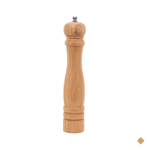 Moedor Gourmet de Madeira e Cerâmica  26,5 cm - Sal - Pimenta