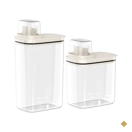 Kit 2 Dispenser para Sabão Líquido Amaciante 1,5L e 2,3L Flow Tampa Medidora…