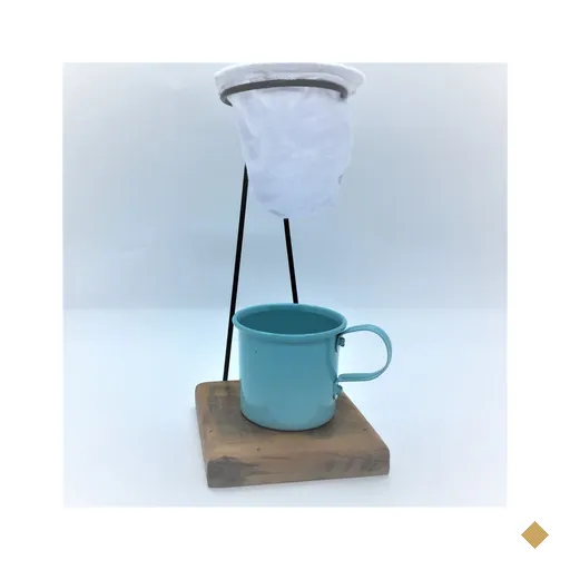 Kit de Café Egoista - Individual - 1 caneca Azul Claro  - Demolição - feito…