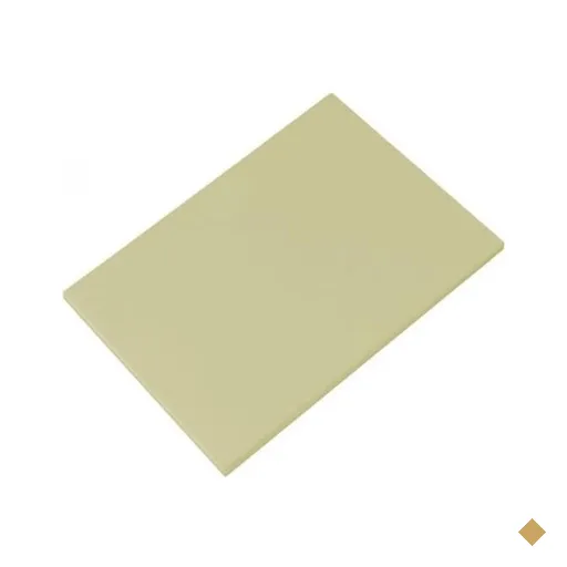 Tabua de Corte em polietileno - BEGE - Lisa - 50 x 30