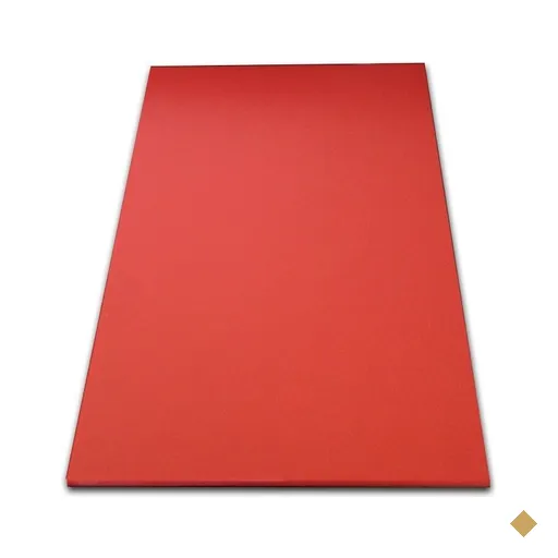 Tabua de Corte Lisa em Polietileno - Vermelha - 50 X30