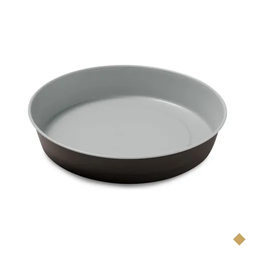Forma redonda elegance em aço - 28 cm - Italiana