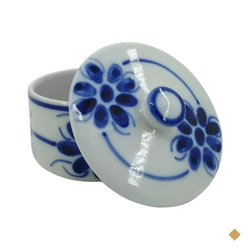 Manteigueira - Porcelana Monte Sião - Floral