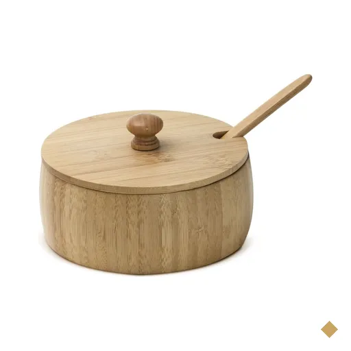 Porta Farinha ou farinheira de Bambu