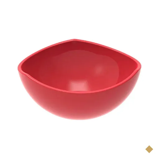 Conjunto 24 Potes de Sobremesa Doces Vermelho 265ml Plástico Trio Crippa