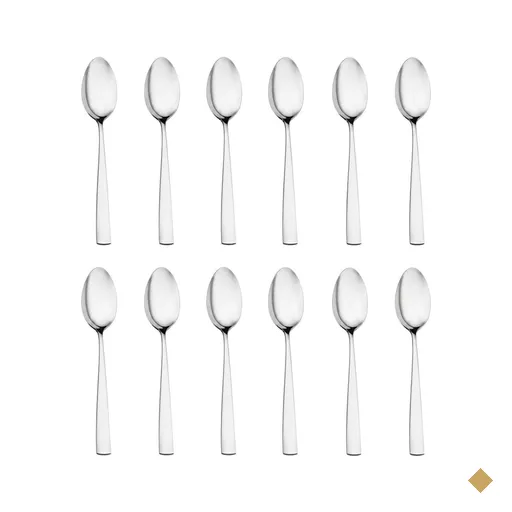 Conjunto 12 Colheres de Mesa Aço Inox 20,5cm Pisa Wolff Talheres Mesa Posta…