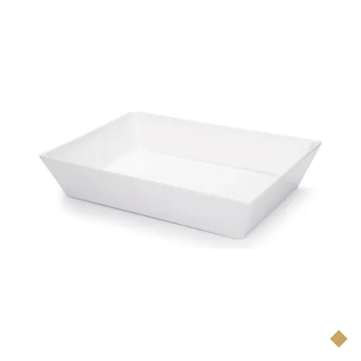 Travessa Melamina Branca 4L Profissional Servir Buffet Haus Concept Saladas…