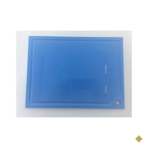 Tabua de Corte em Polietileno - Azul - Grande
