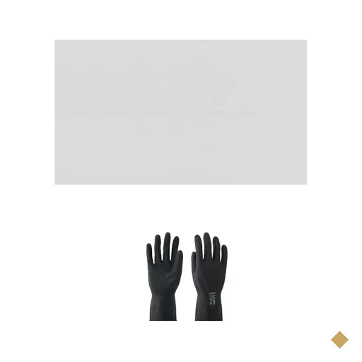 Tabua Corte LISA Churrasco LUVAS polietileno - branca 50x30