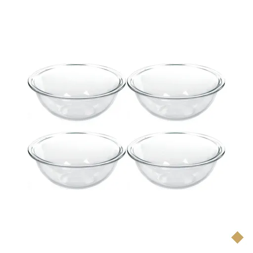 Conjunto 4 Tigelas de Vidro 1,5L Potes Redondos Marinex Plus Astral Bowls…