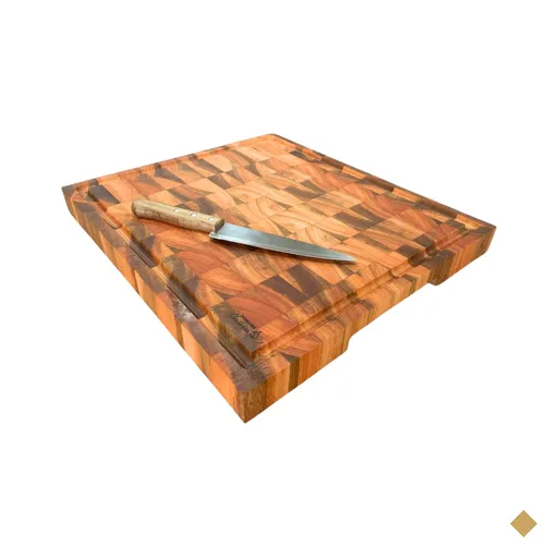 Tábua para Churrasco Invertida com Faca Kort 40x30cm