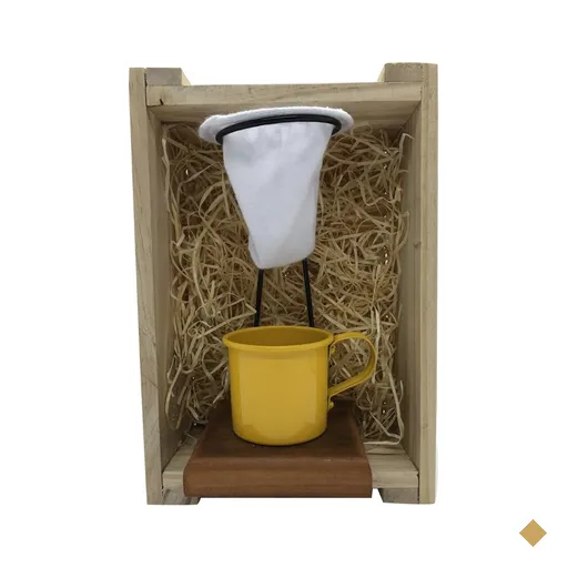 Café Individual - AMARELO - Demolição com engradado
