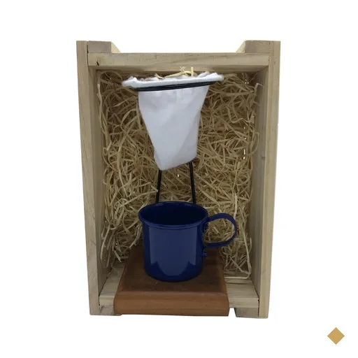 Café Individual - AZUL - Demolição com engradado