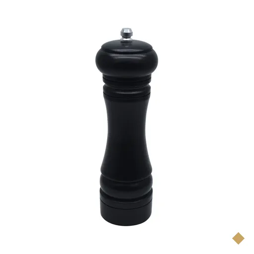 Moedor de madeira Preto 19,5 cm  Sal Pimenta