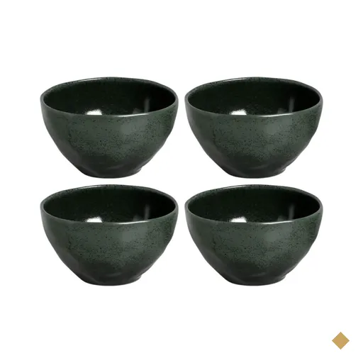 Kit 4 Bowls Orgânico Arauco 558ml Porto Brasil Verde Cerâmica Cozinha…