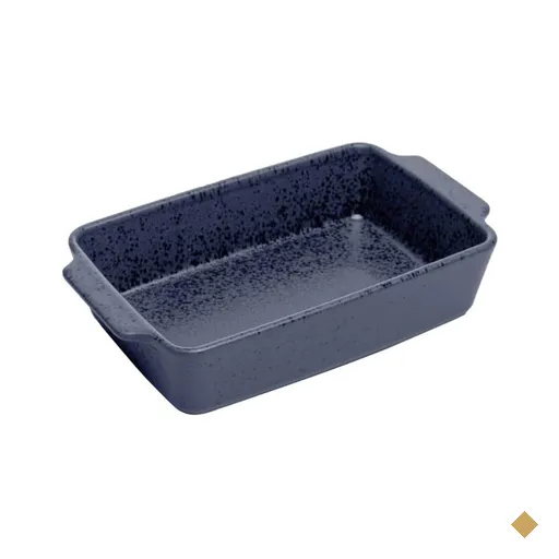 Travessa Assadeira 29x17x7cm Refratária de Cerâmica Wolff Azul Matte Mist