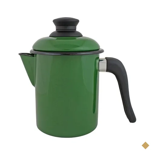 Leiteira de qualidade em Agata 900 ml Ewel - Verde Floresta