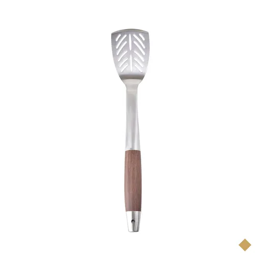 Espátula Vazada Churrasco em Aço Inox Kenya