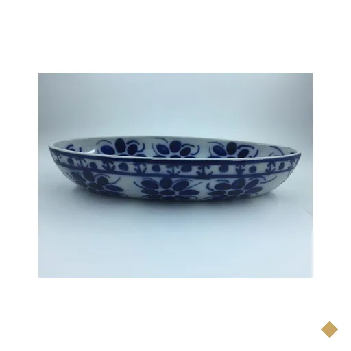 Travessa Oval mini Feita e Pintada a mão - 23cm
