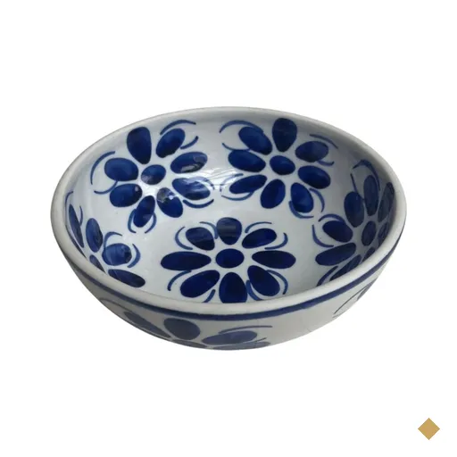 Travessa redonda 16 x 5,5 Forno Mesa pintada a mao MS