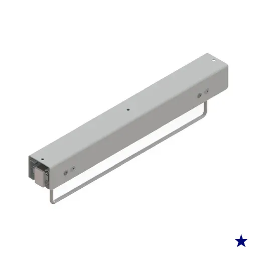 Cabideiro Suspenso 41cm Suprema Cromado com Corrediça Desliz