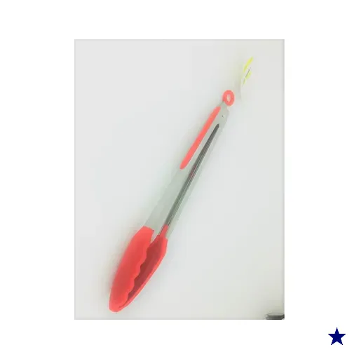 Tabua polietileno canaleta e pegador de silicone vermelhos - 50 x 30