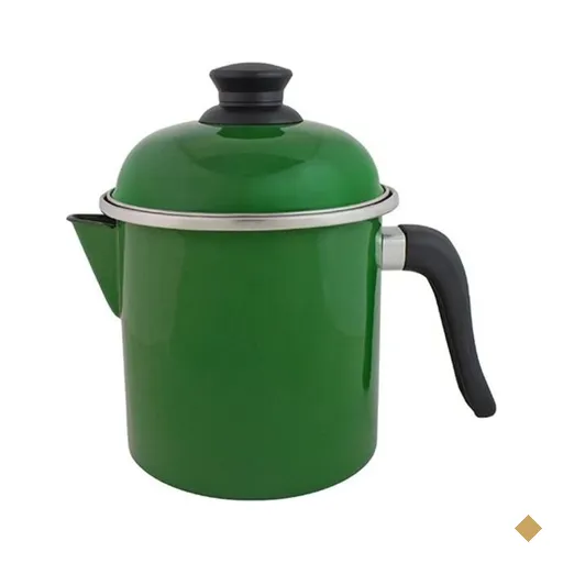 Leiteira de qualidade Agata 1.8 litros Ewel - Verde - aço