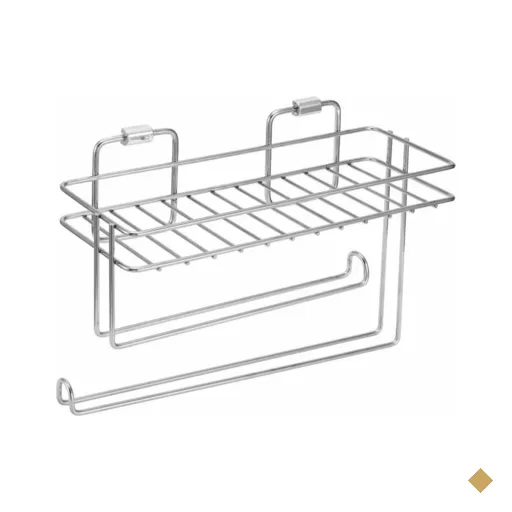 Porta Condimentos Inox Aramado Rolo de Papel Toalha Alumínio Temperos Suporte…