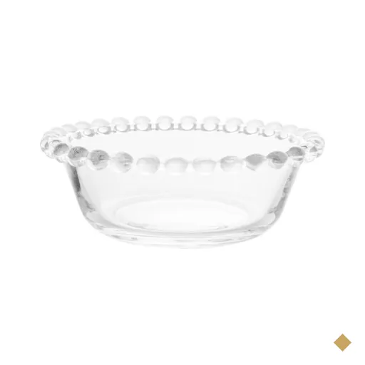 24 Bowls 180ml de Vidro Pearl Wolff Cumbucas Transparentes S