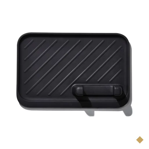 Descanso para Churrasco em Silicone 26x15cm OXO Preto
