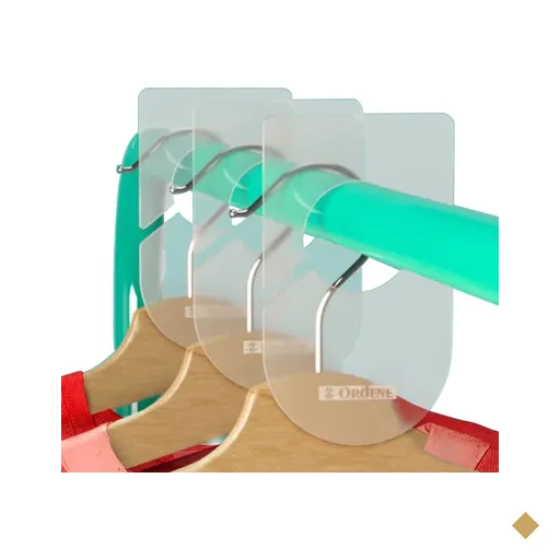 Kit 90 Separador de Cabides Tamanho Cor Roupas Arara Loja Divisor Organizador…