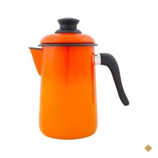 Bule para Café em  Agata 1.5 L - Laranja - Vida Saudável