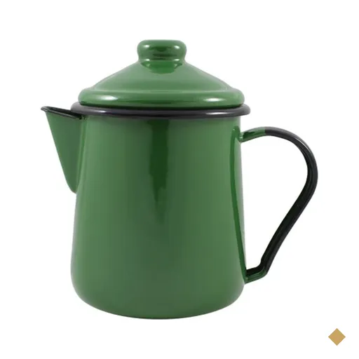 Leiteira tradicional qualidade Agata 1,1L Verde - Mãe Ágata