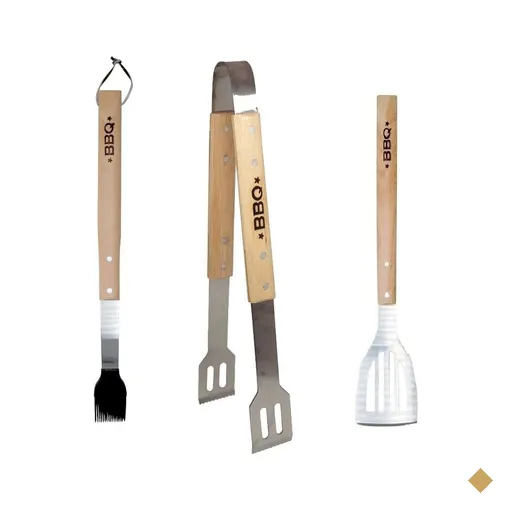 Conjunto Profissional de Utensilios para Churrasco - BBQ