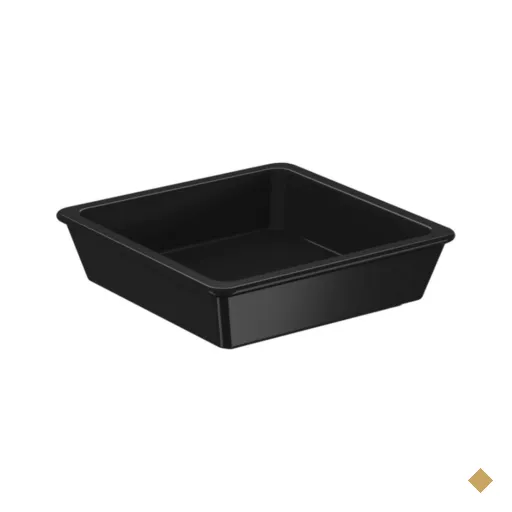 56 Porta Shoyu 50ml Molheira Sushi Preta Restaurante Nozoki Uno Coza Plástico