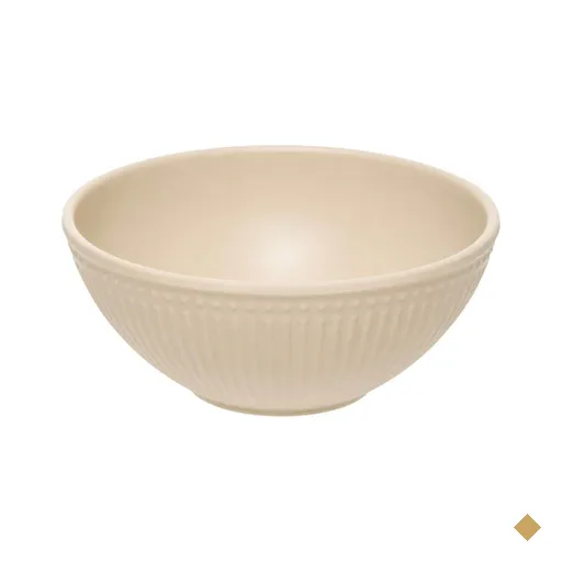 Jogo 36 Bowls Aveline Tigela Restaurante 12cm Bege Melamina Sopas Caldos…