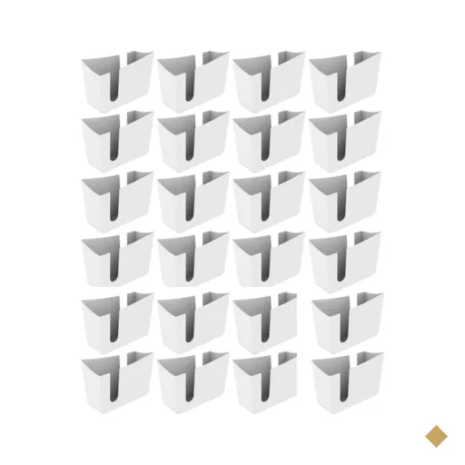 Kit 24 Porta Guardanapos para Mesa Branco Trio Crippa Restaurante Lanchonete…