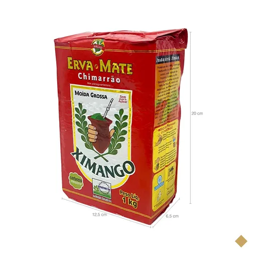 Conjunto 10 Erva-mate De Chimarrão Moída Grossa 1kg Ximango