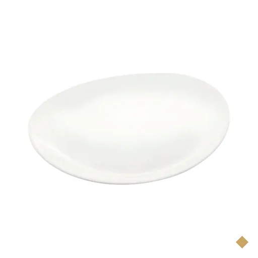 Conjunto 12 Pratos Oval Branco Opalino Steak Essenza 30x26cm Restaurante…