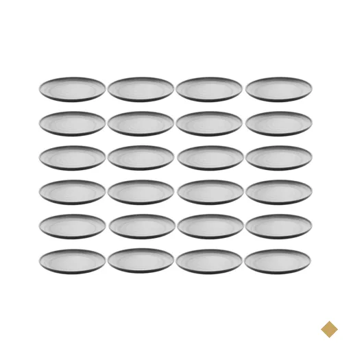 Kit 24 Pratos de Melamina para Sobremesa Oriental Restaurante Japonês 18cm…